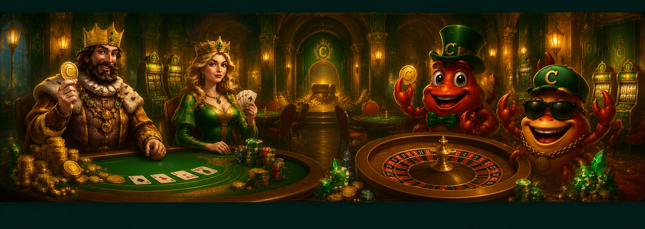 Casino hry v Casinia